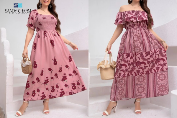Đầm Maxi Đi Biển Bigsize - Nàng Chuppy Tự Tin Tỏa Sáng 4 Đầm maxi đi biển bigsize