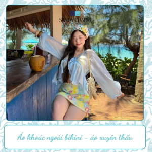 Áo Khoác Xuyên Thấu Dáng Baby Doll - Áo khoác ngoài bikini
