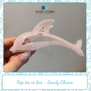 Kẹp tóc cá heo Sandy Charm - Kẹp tóc đi biển - Kẹp tóc nhựa
