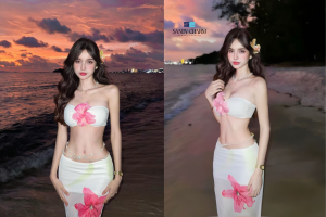 trang phục đi biển sang chảnh