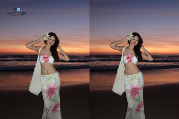 bikini sang chảnh đi biển