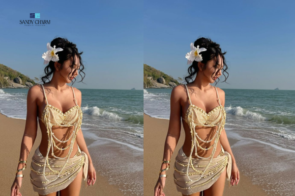 đồ đi biển phối nhiều kiểu