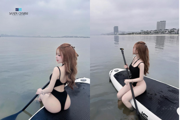 bikini hở nhẹ chụp ảnh sang chảnh