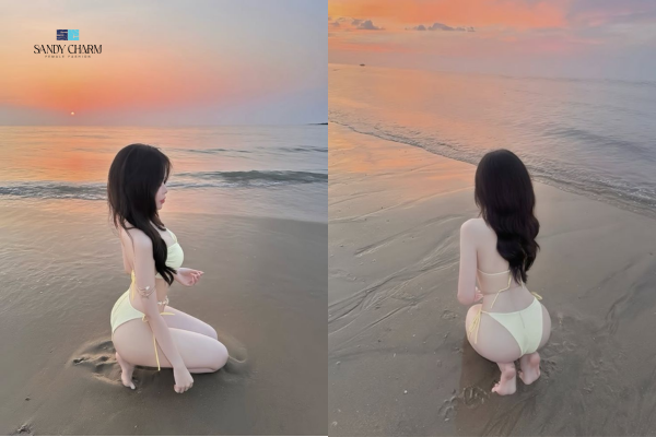 bikini màu pastel trẻ trung