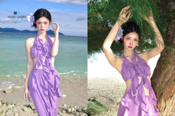 tạo dáng chụp ảnh bikini sang trọng